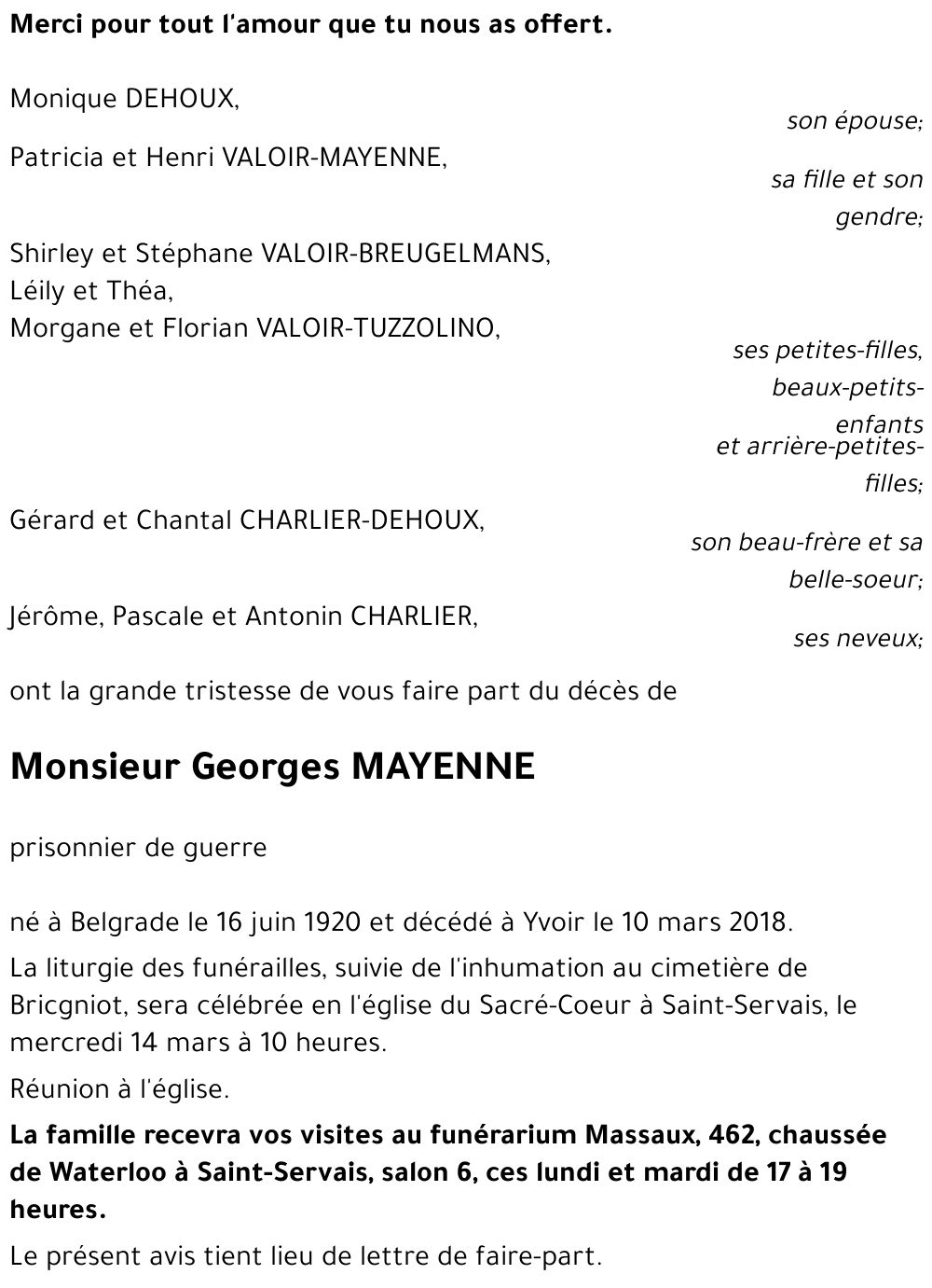 Georges MAYENNE