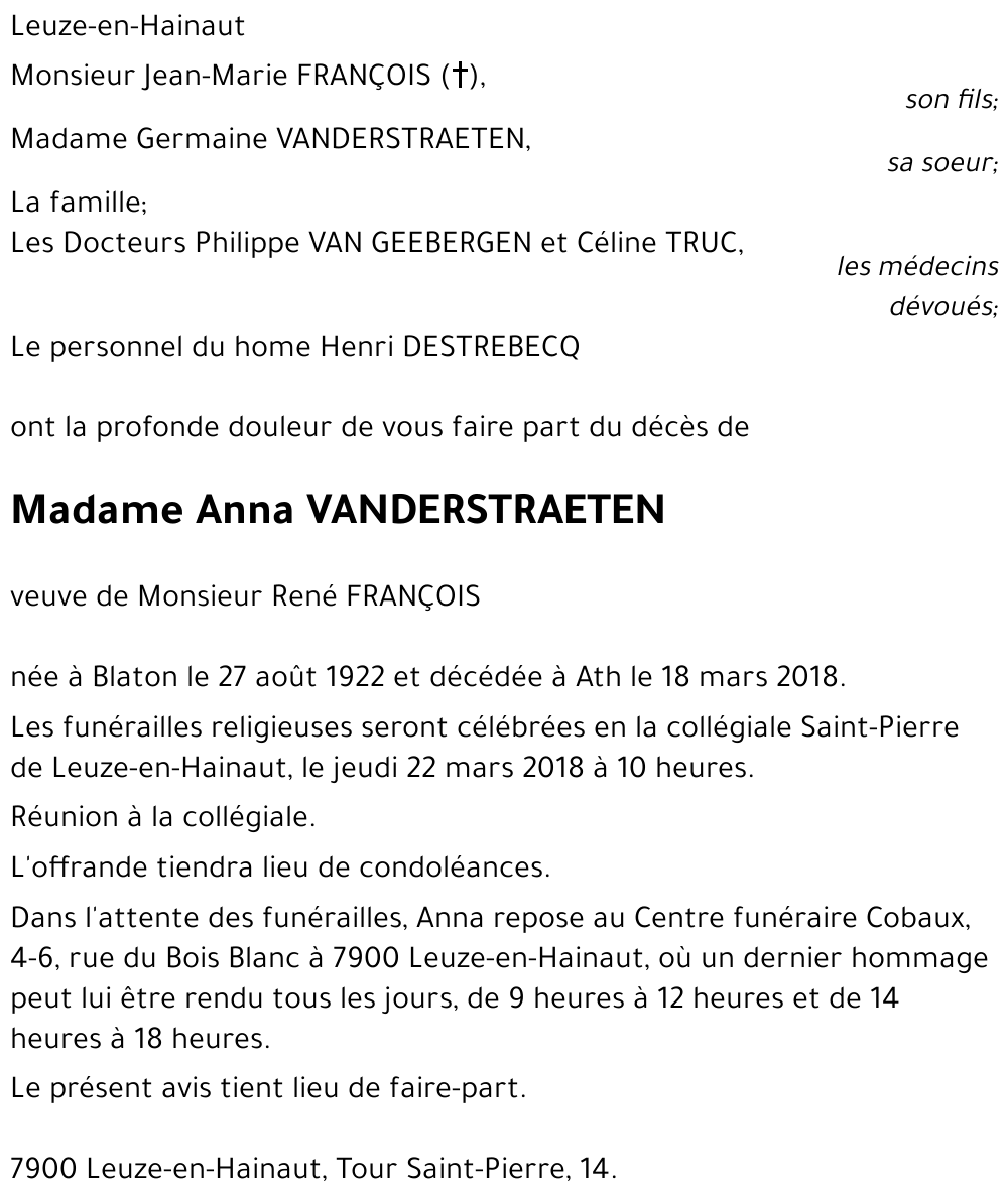 Germaine Vandertstraeten