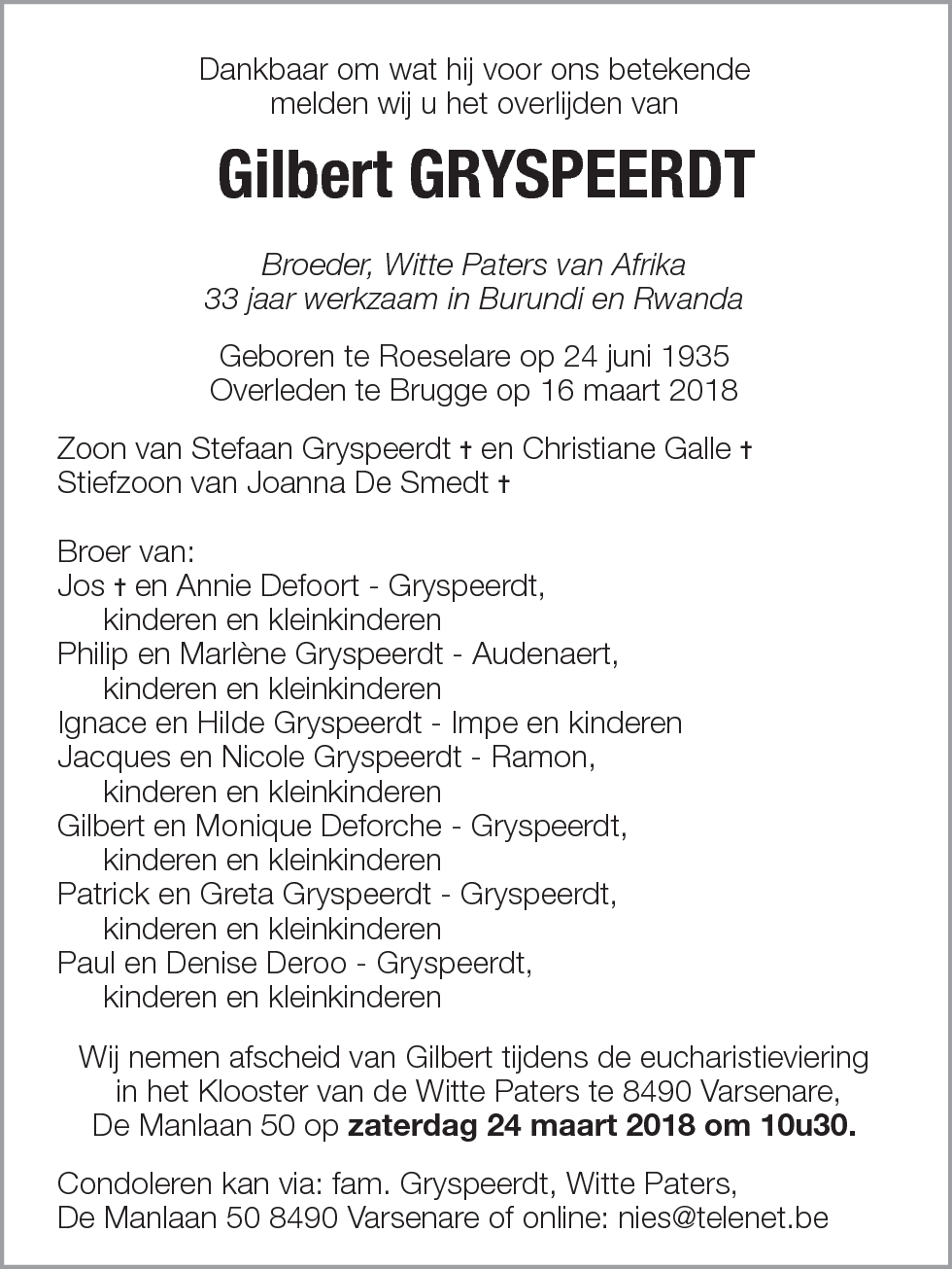 Gilbert Gryspeerdt
