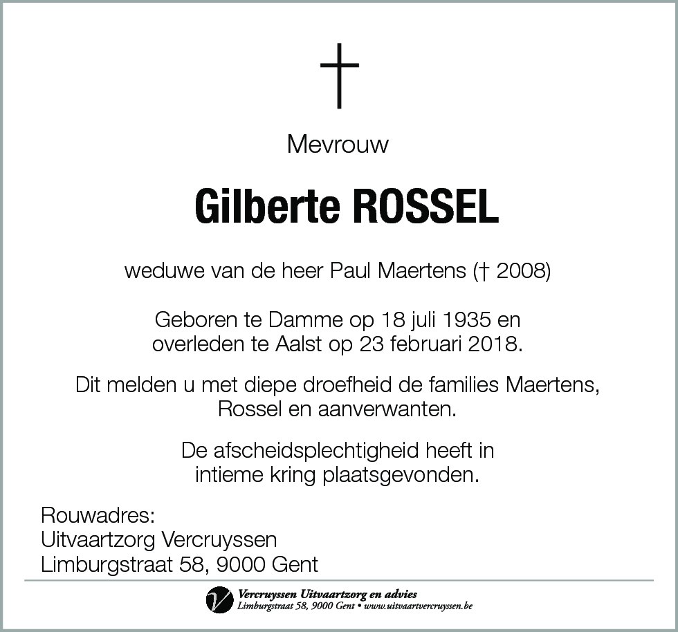 Gilberte Rossel