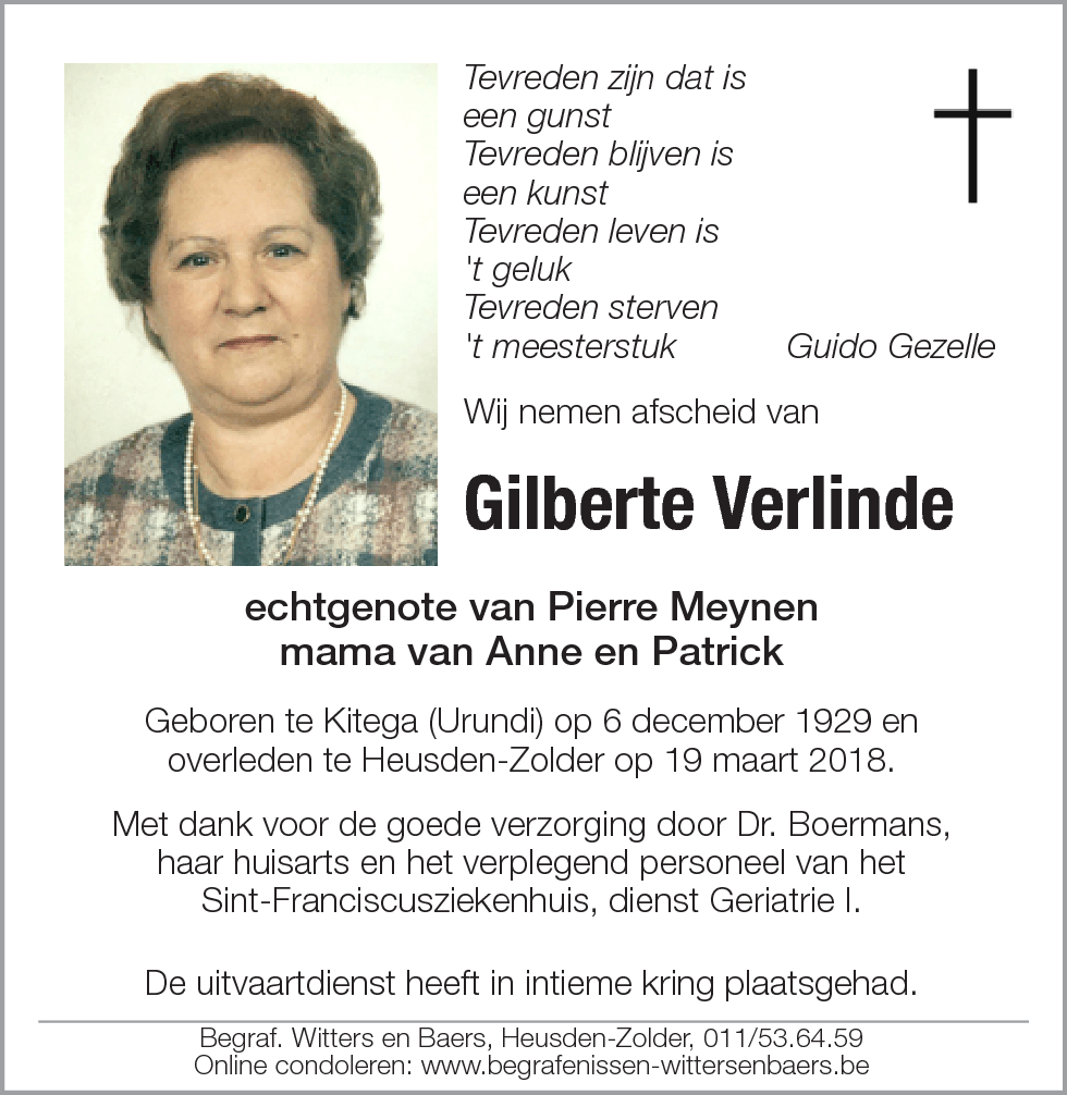 Gilberte Verlinde