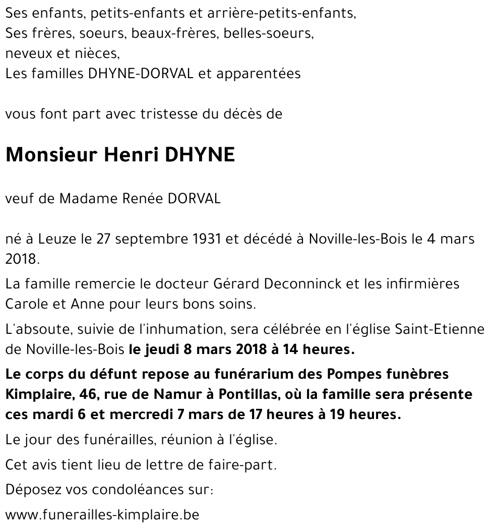Henri DHYNE