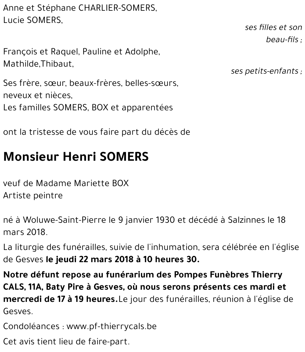 Henri SOMERS
