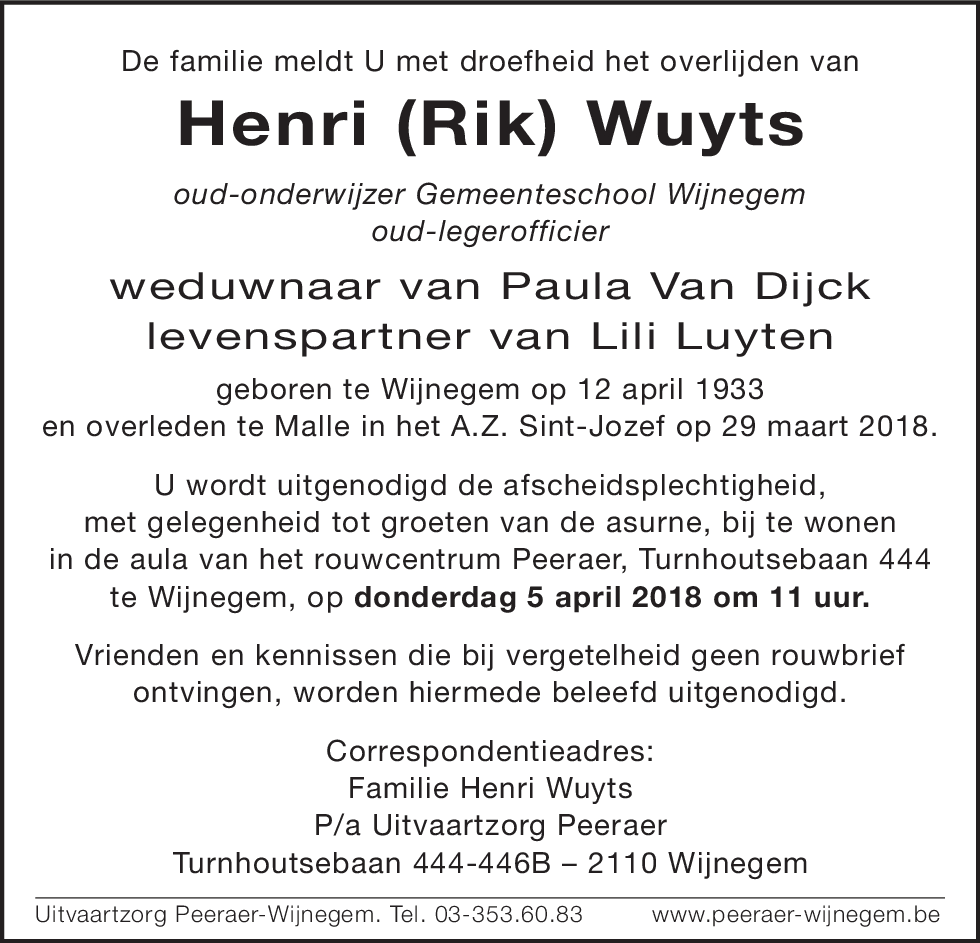 Henricus Wuyts