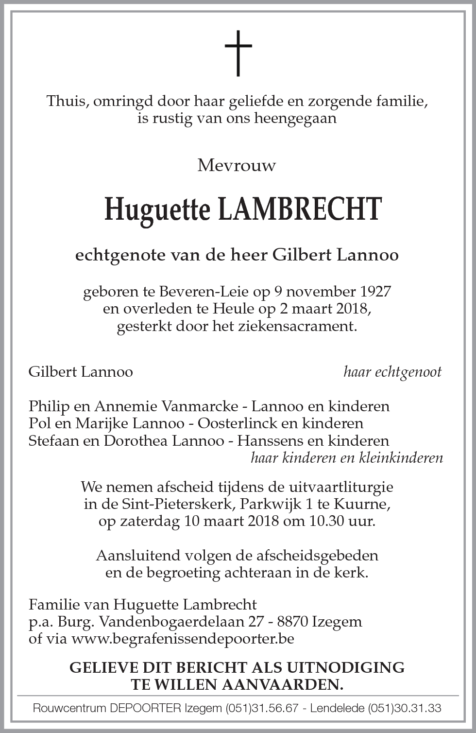 Huguette Lambrecht
