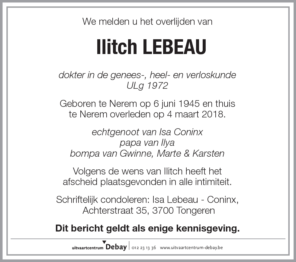 Ilitch Lebeau