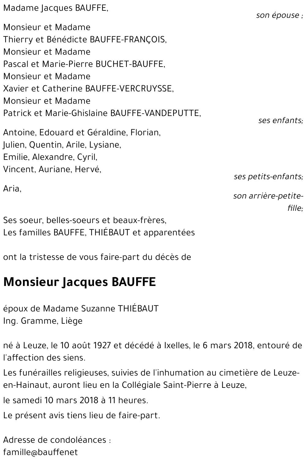 Jacques BAUFFE