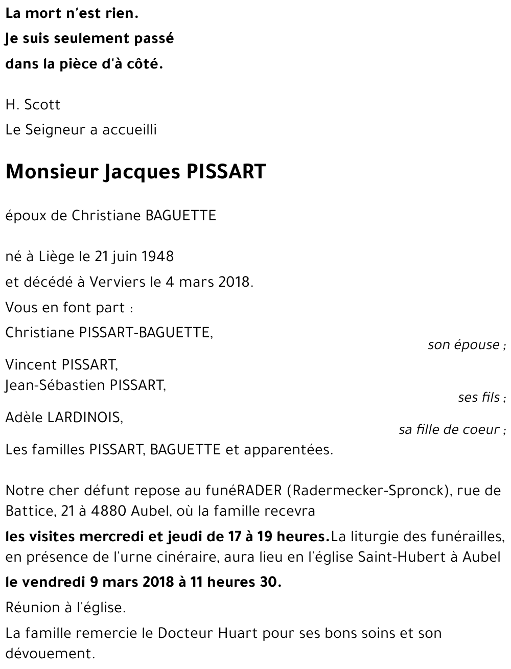 Jacques PISSART