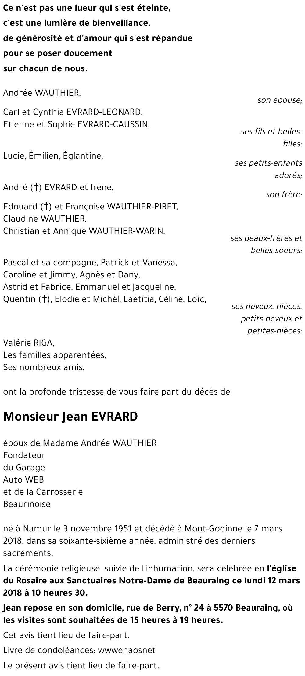 Jean EVRARD