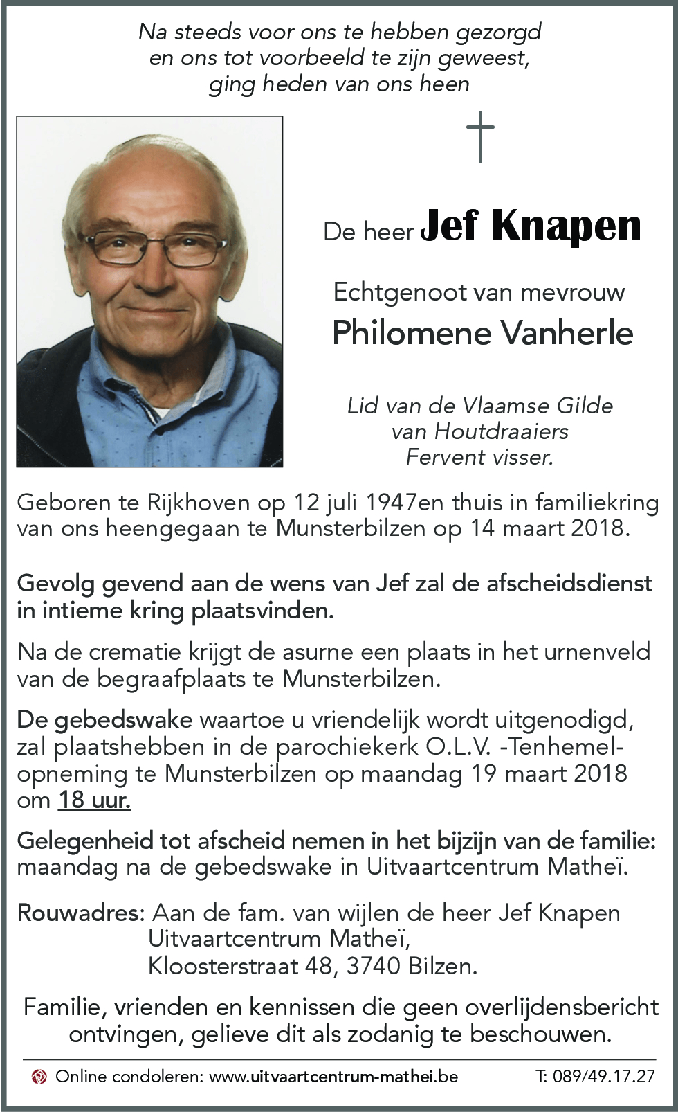 Jefke KNAPEN