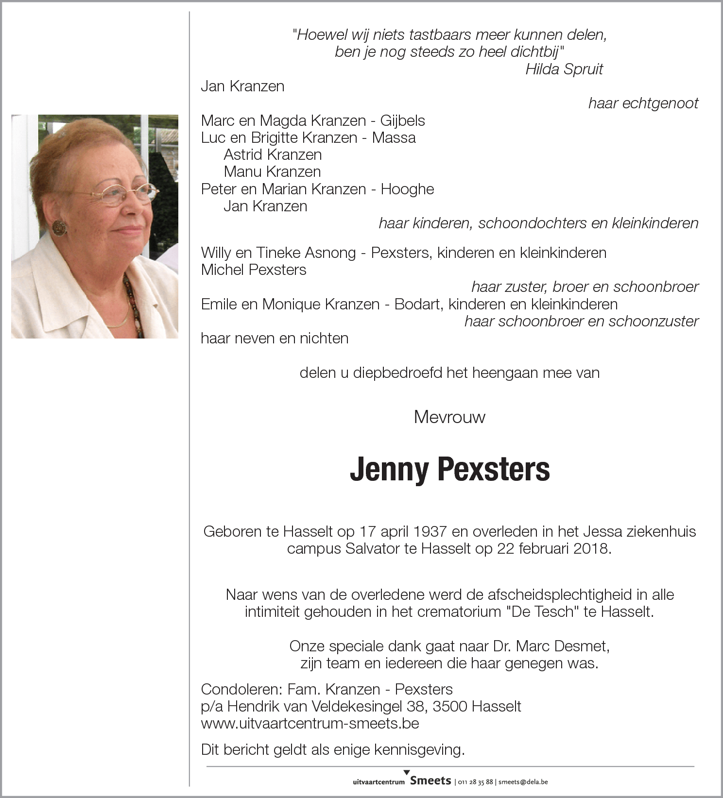 Jenny Pexsters
