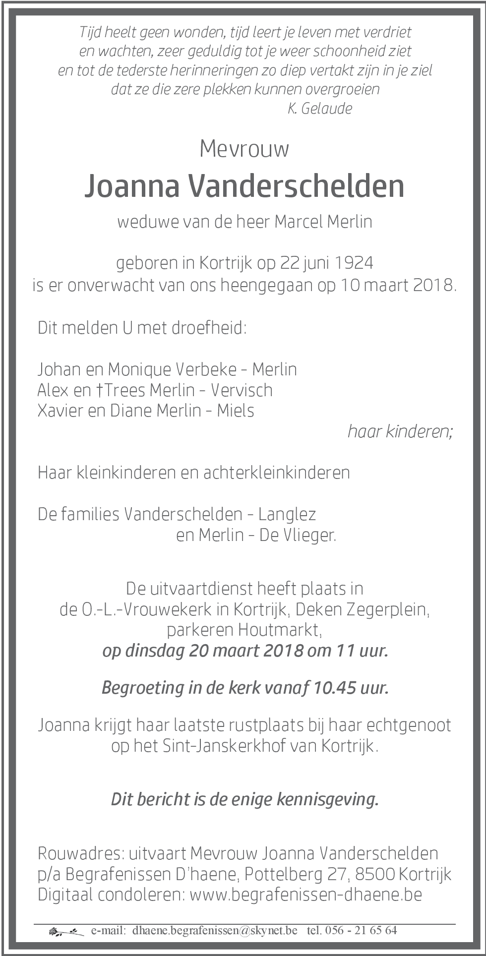 Joanna Vanderschelden