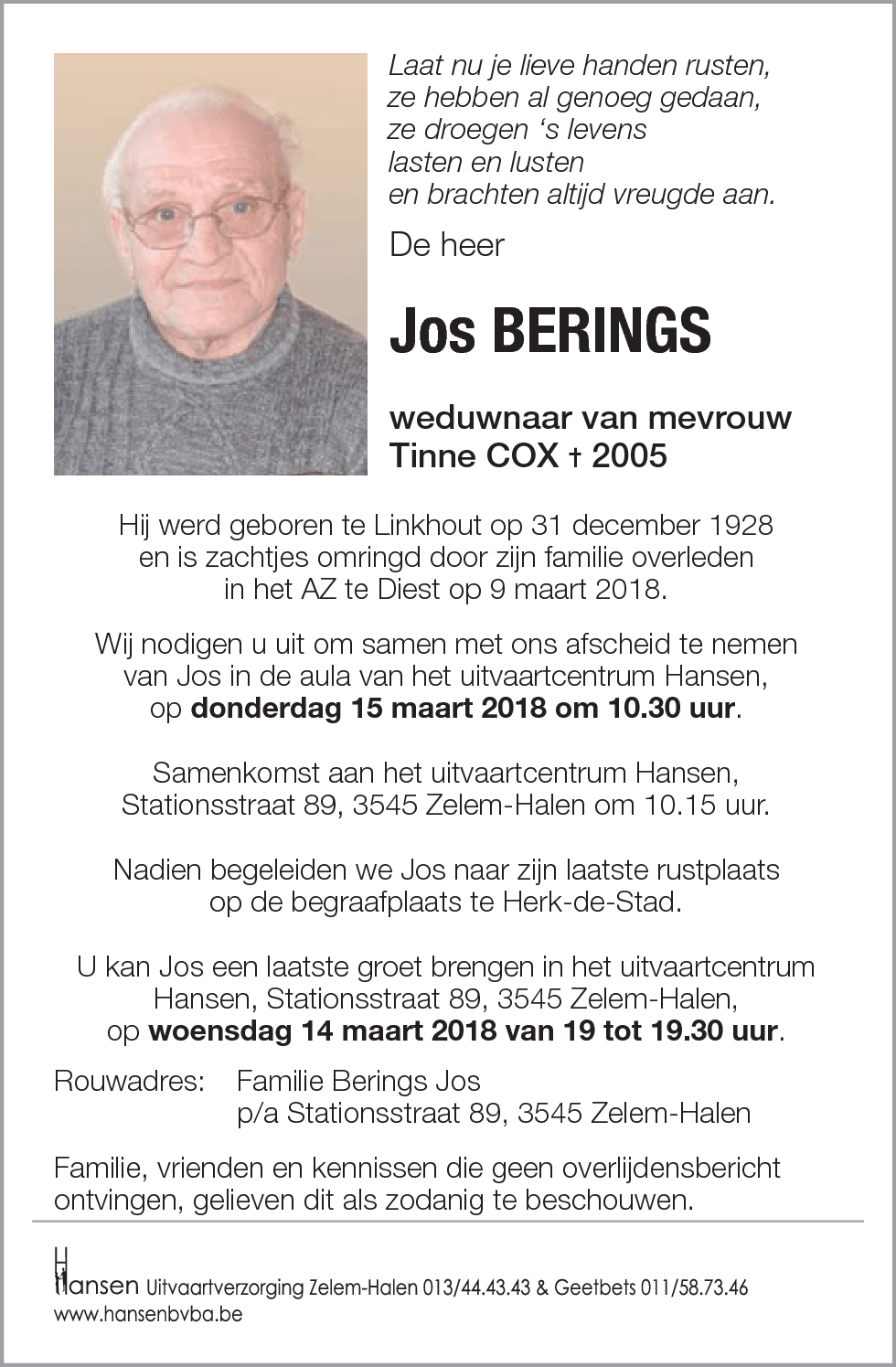 Jos BERINGS