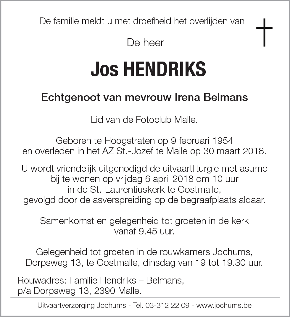 Jos Hendriks