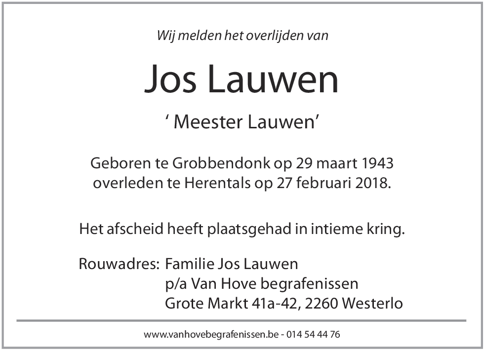 Jos Lauwen