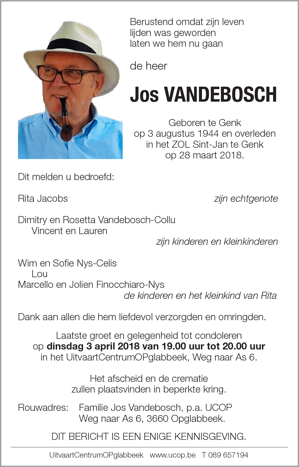 Jos Vandebosch