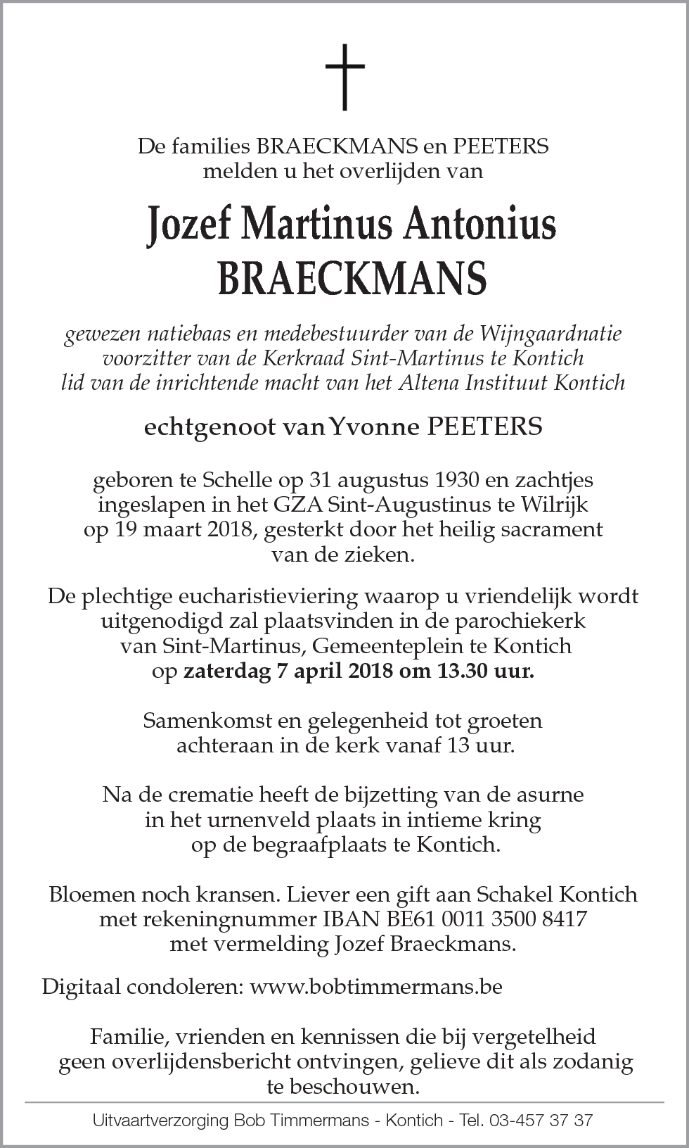 Jozef Martinus Antonius Braeckmans