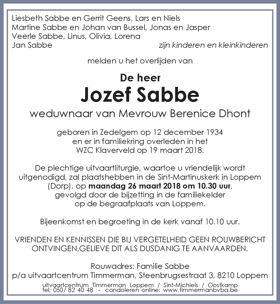 Jozef Sabbe