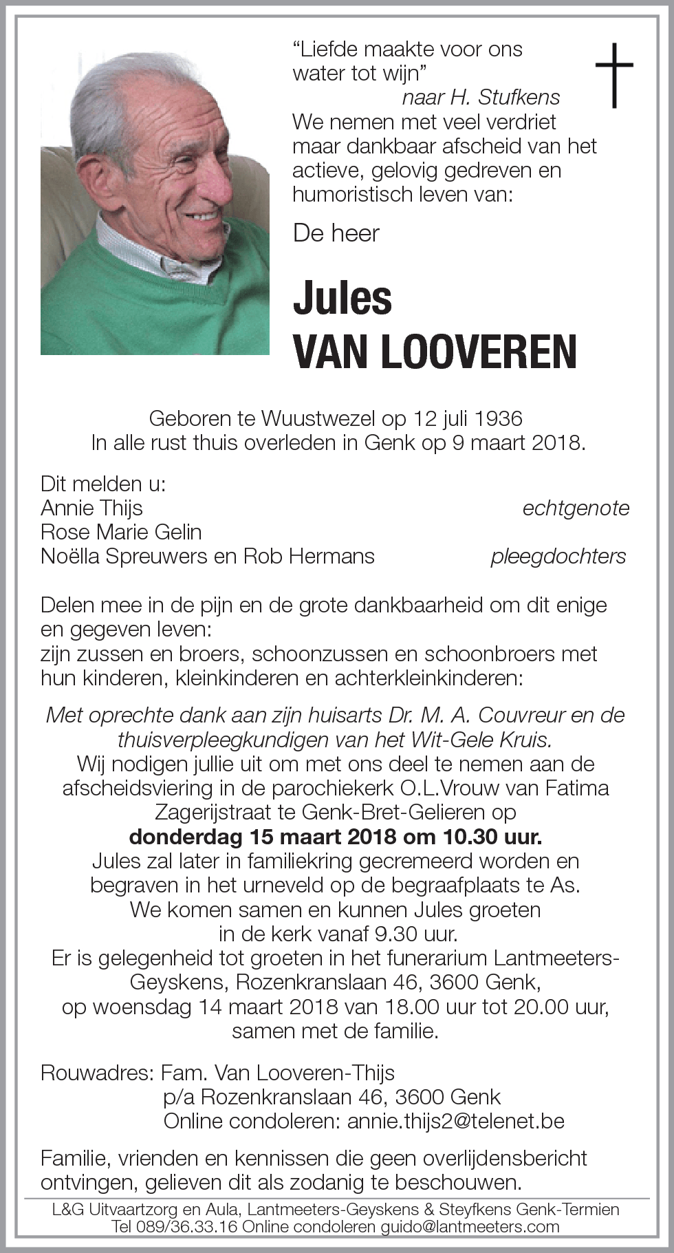 Jules VAN LOOVEREN