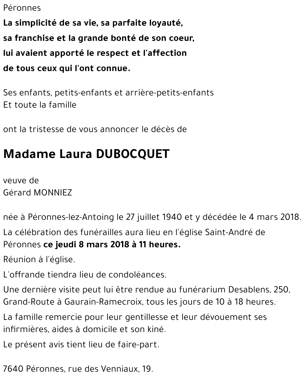 Laura DUBOCQUET