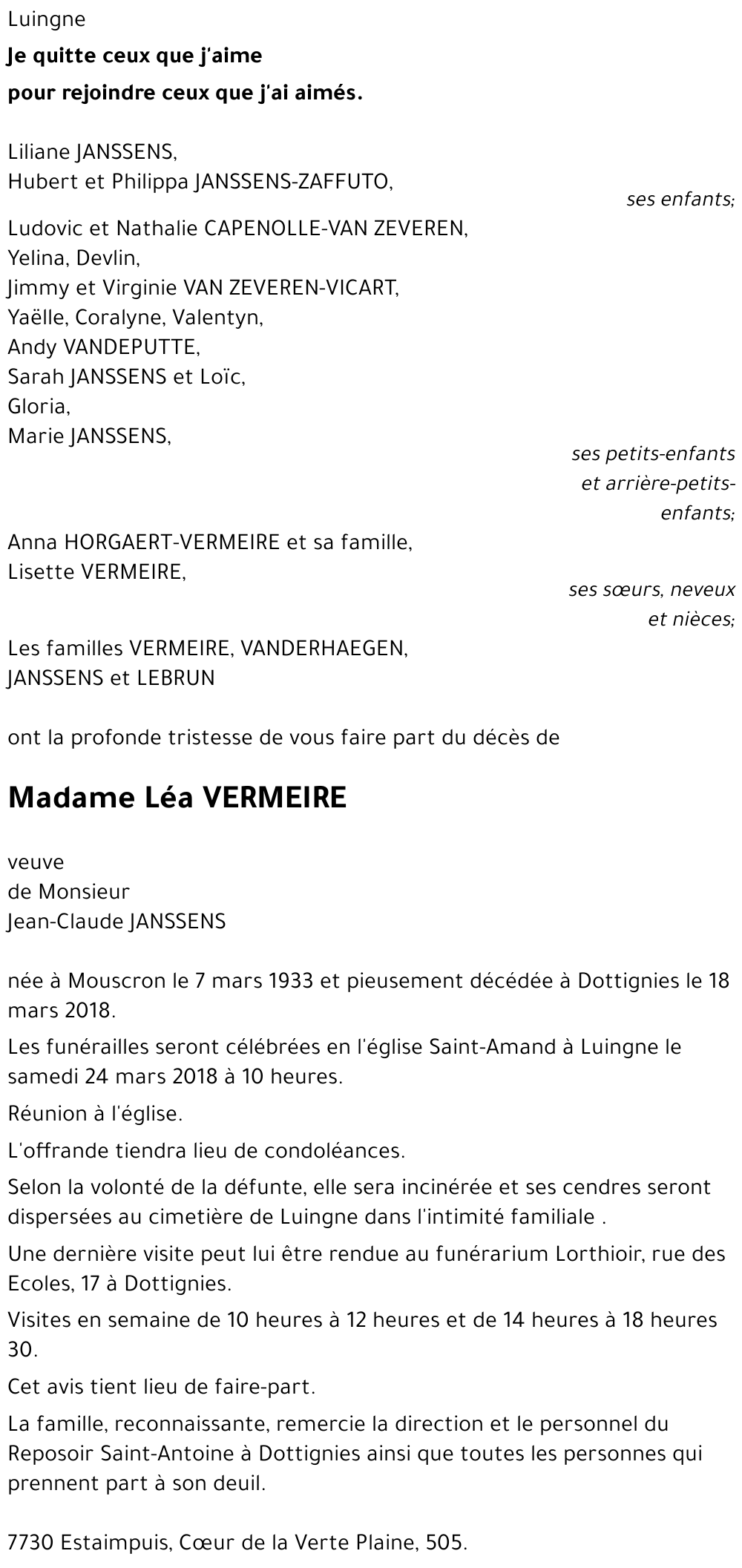 Léa VERMEIRE