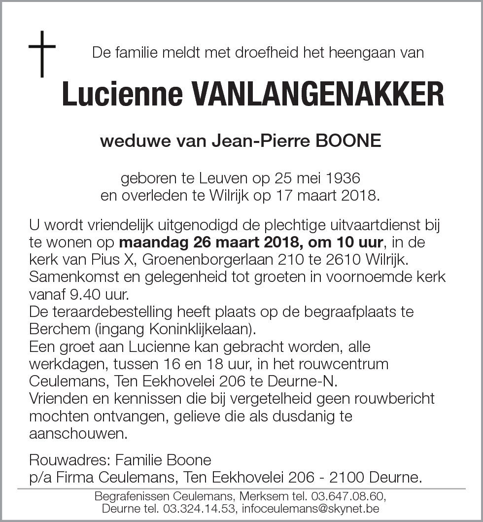 Lucienne Vanlangenakker