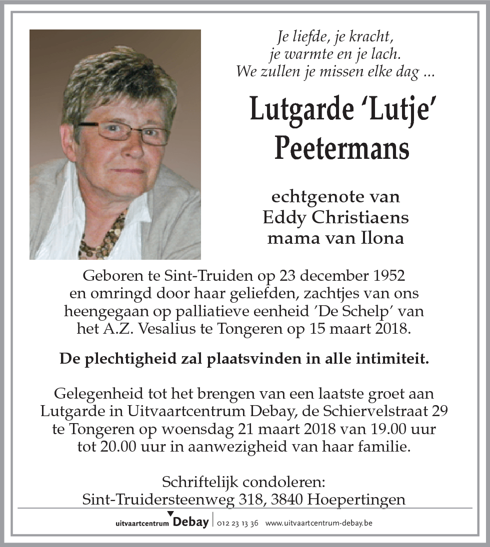 Lutgarde Peetermans
