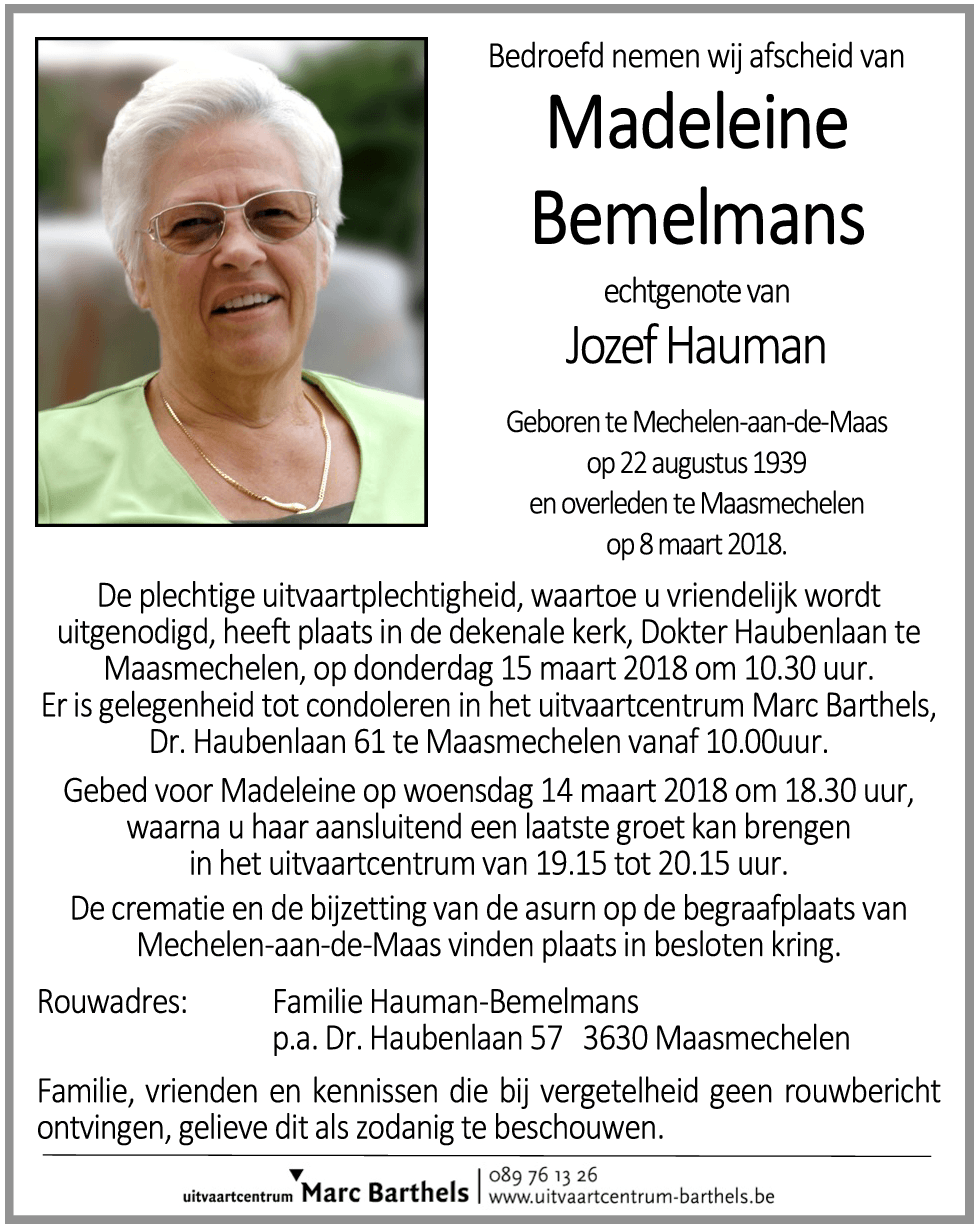 Madeleine Bemelmans