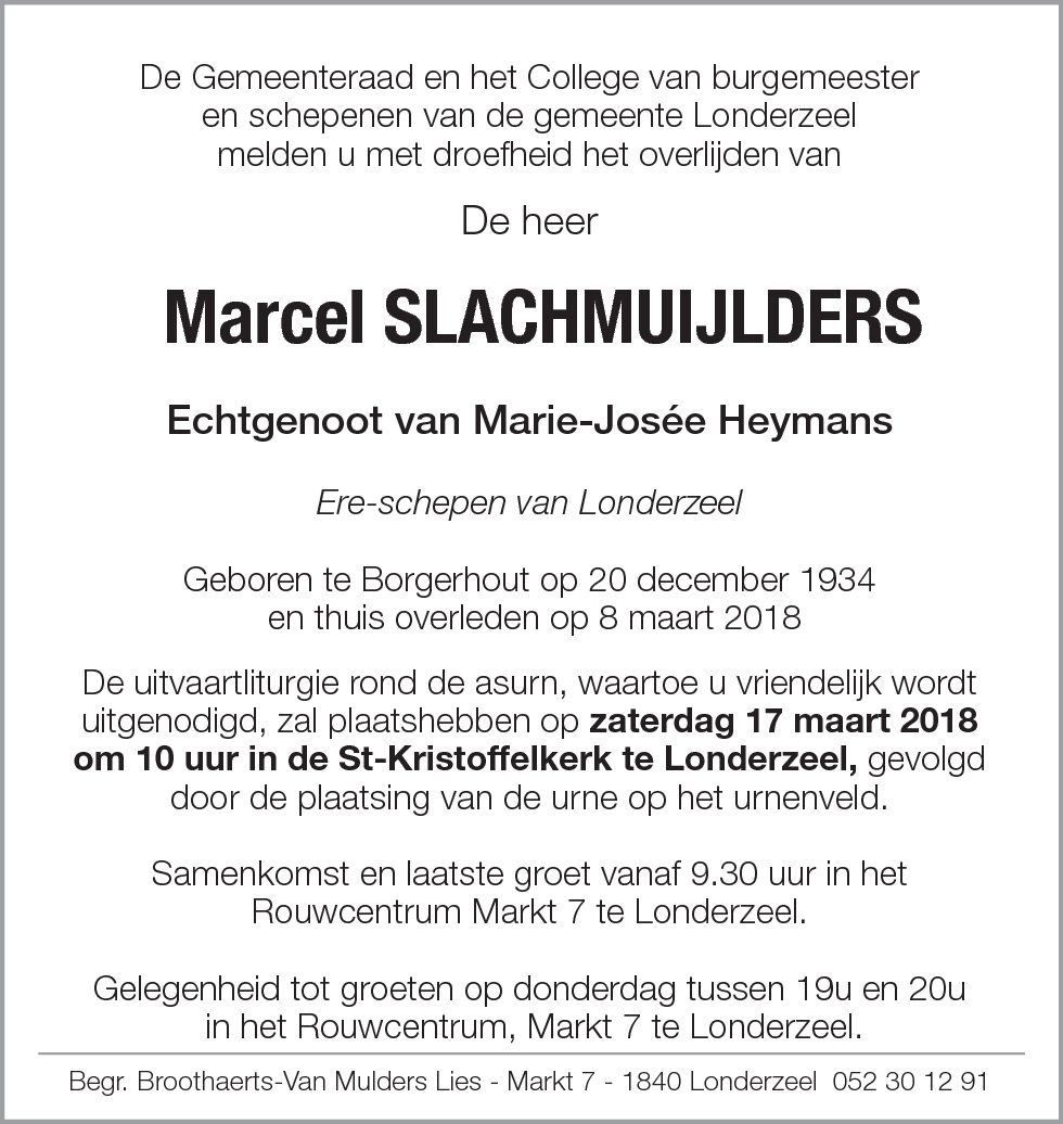Marcel Slachmuijlders