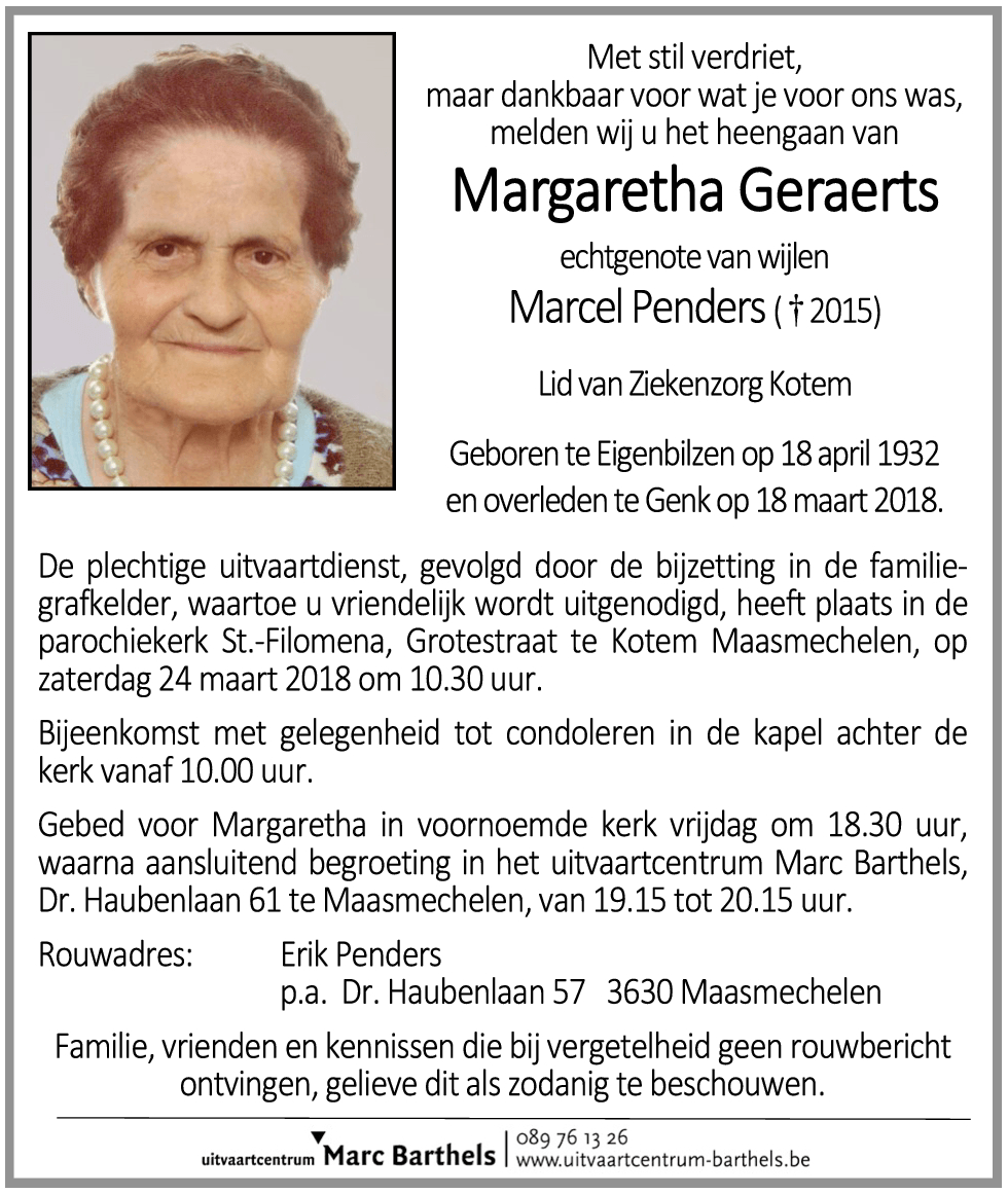 Margaretha Geraerts