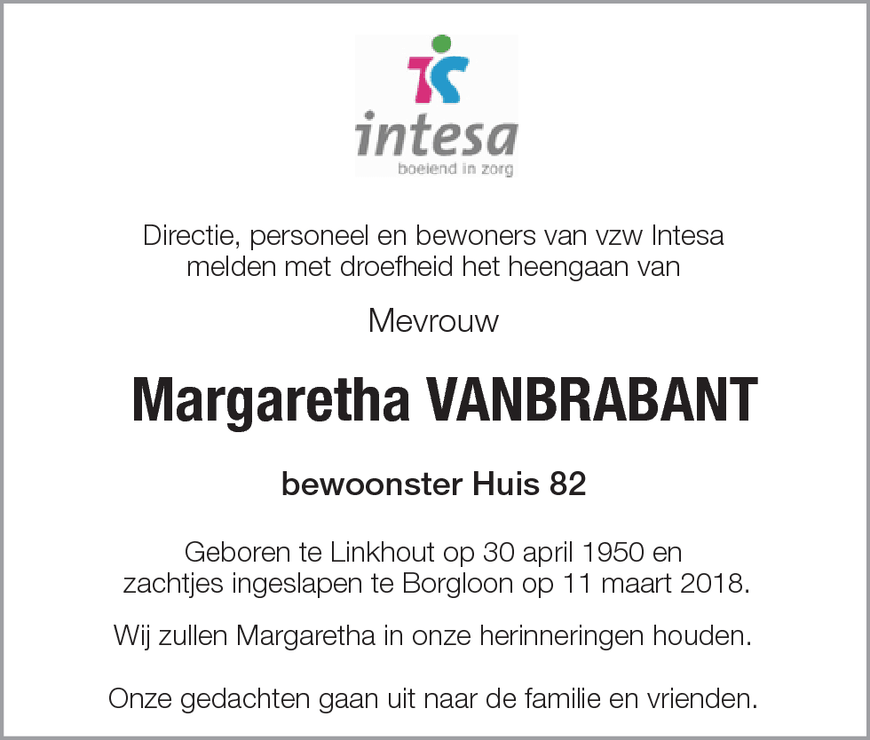 Margaretha Vanbrabant