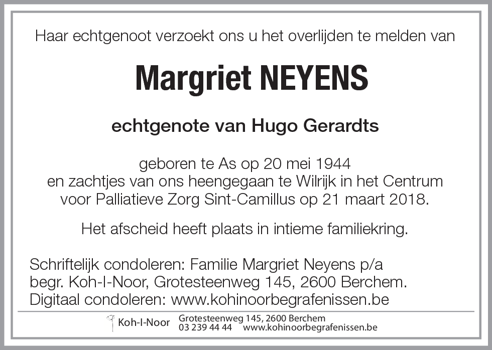 Margriet Neyens