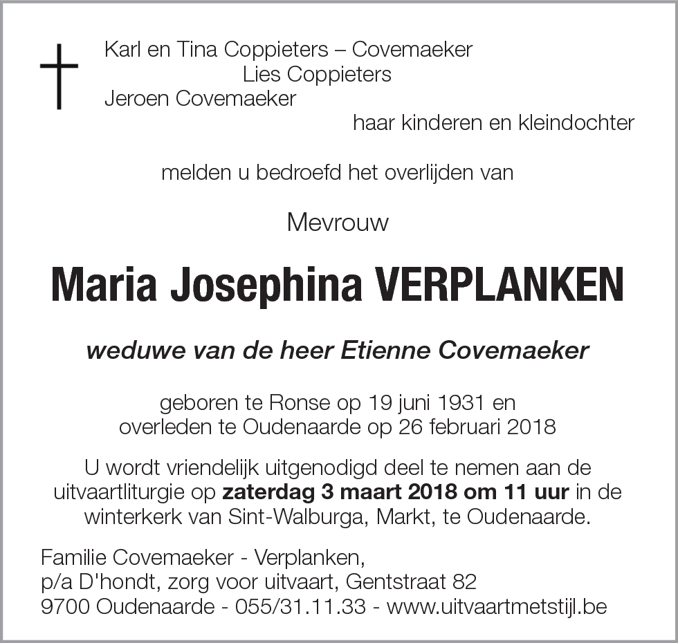 Maria Josephina Verplanken