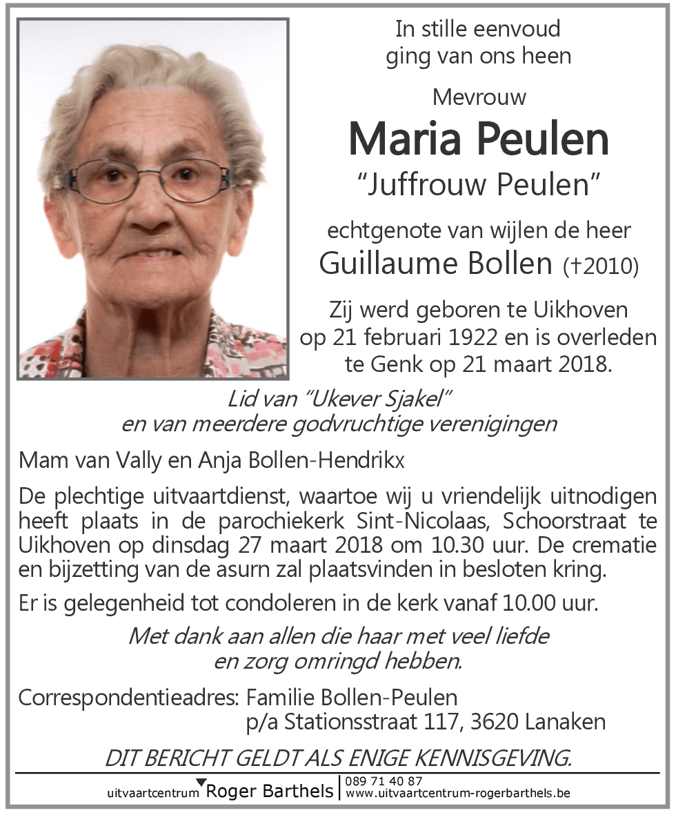 Maria Peulen