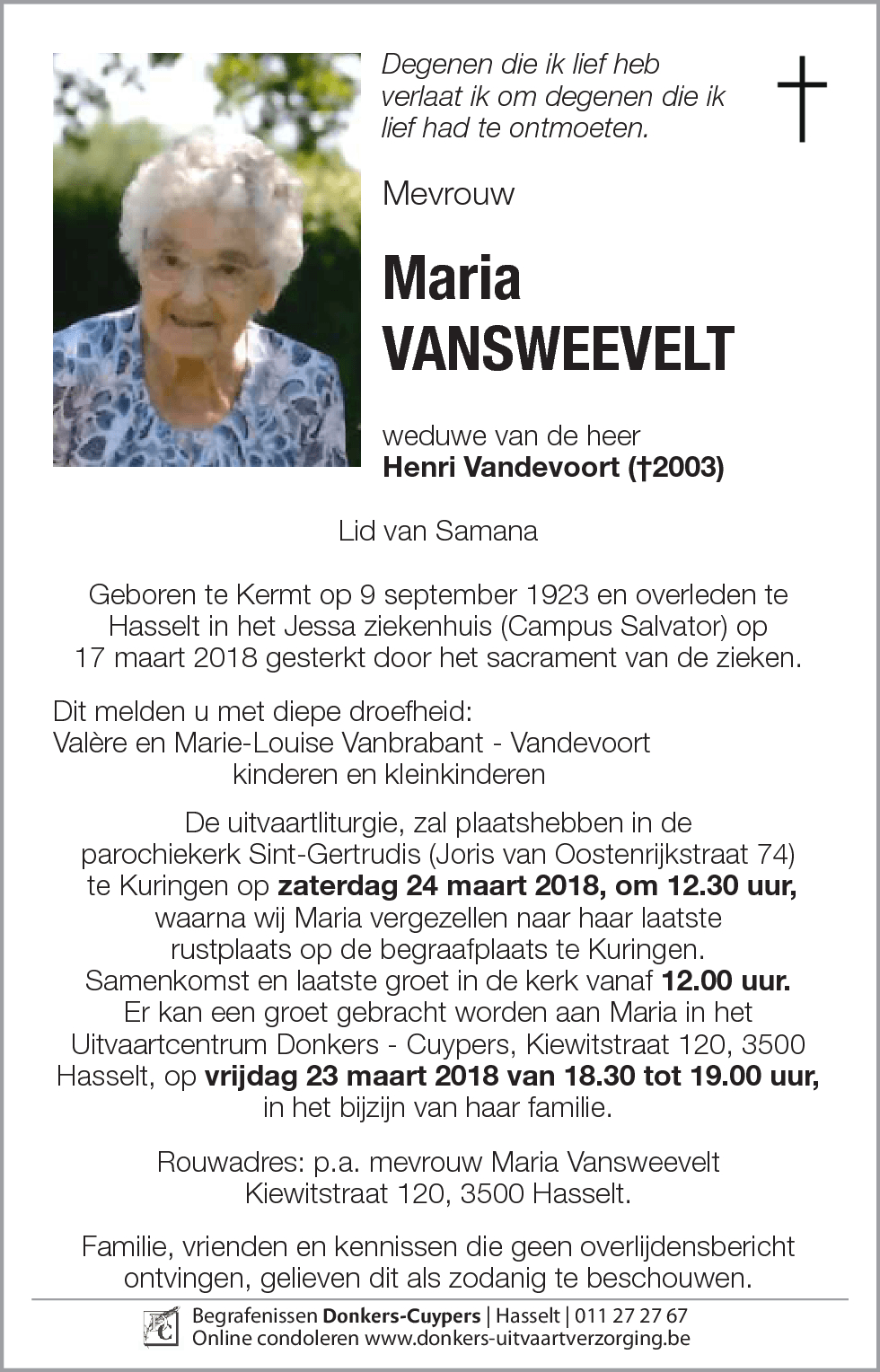 Maria Vansweevelt