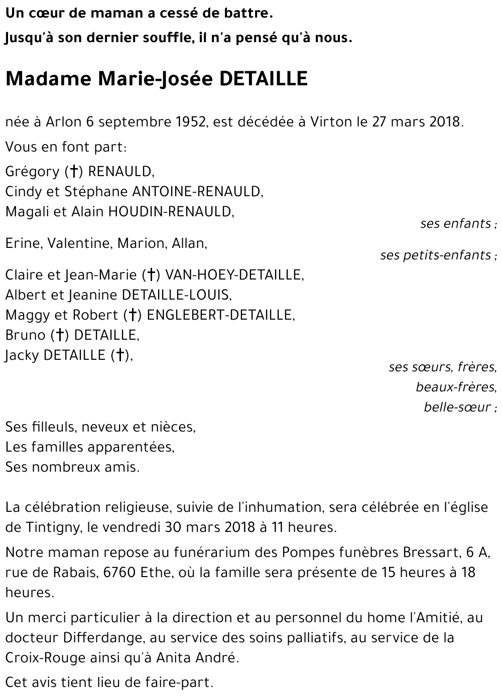 Marie-Josée DETAILLE 