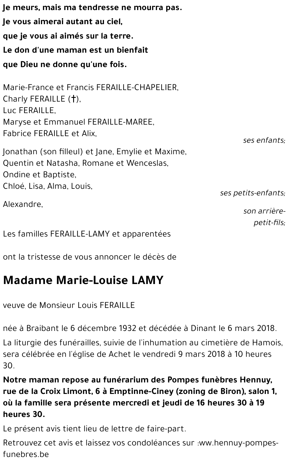 Marie-Louise LAMY