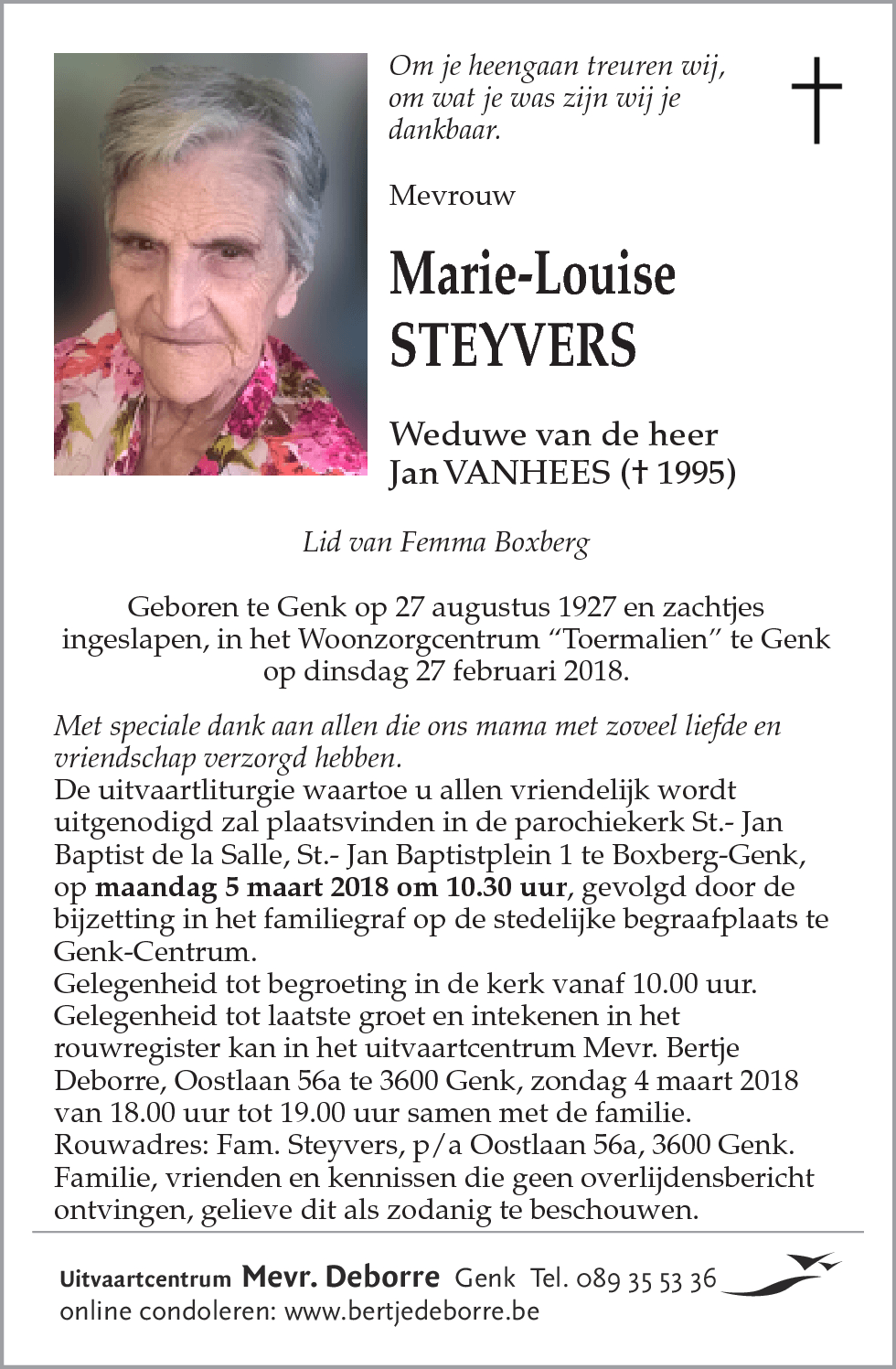 Marie-Louise Steyvers