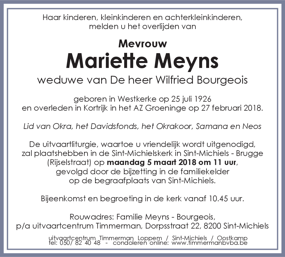 Mariette Meyns