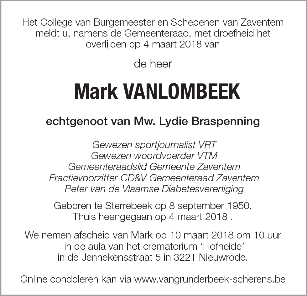 Mark Vanlombeek