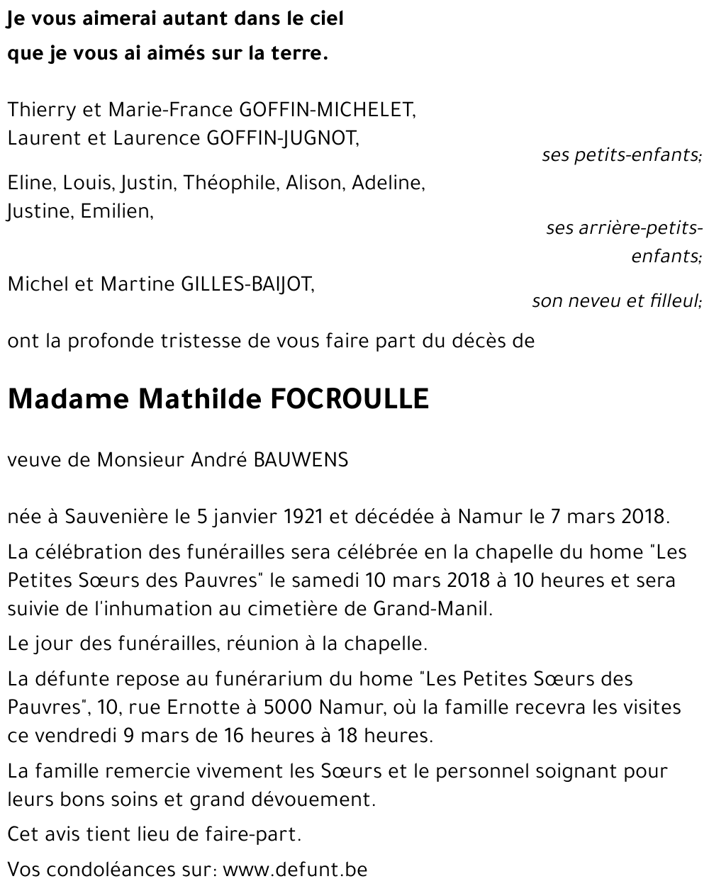 Mathilde FOCROULLE