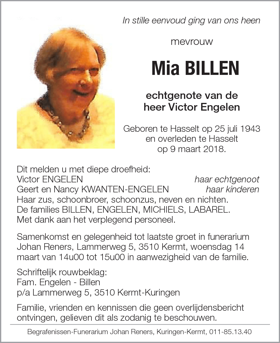 Mia Billen