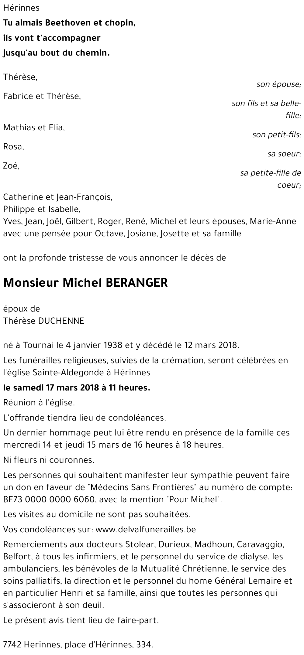 Michel BERANGER