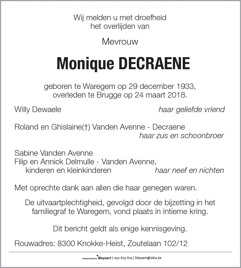 Monique Decraene