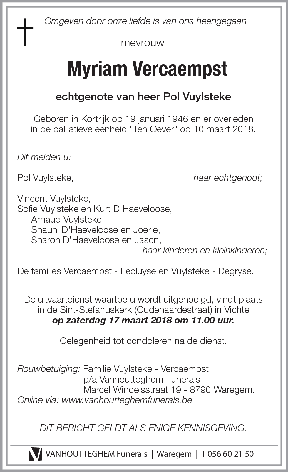 Myriam VERCAEMPST