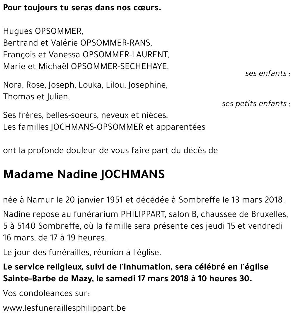 Nadine JOCHMANS