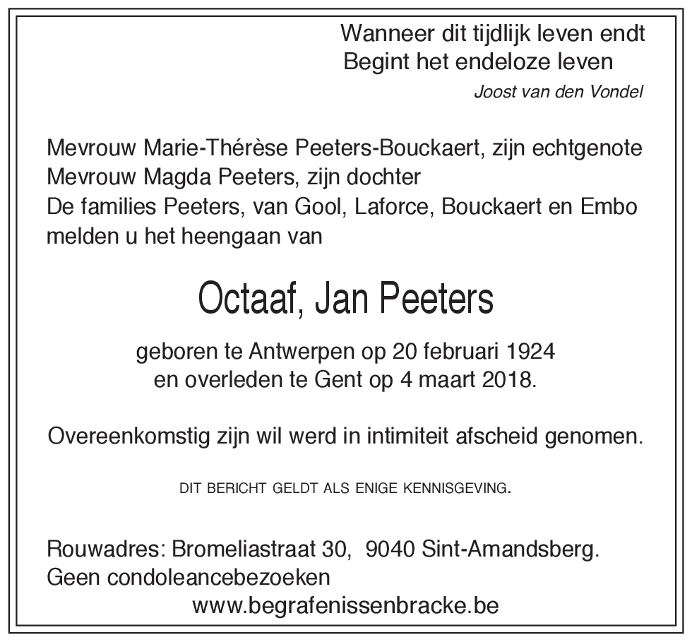 Octaaf Peeters