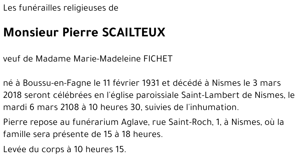 Pierre SCAILTEUX