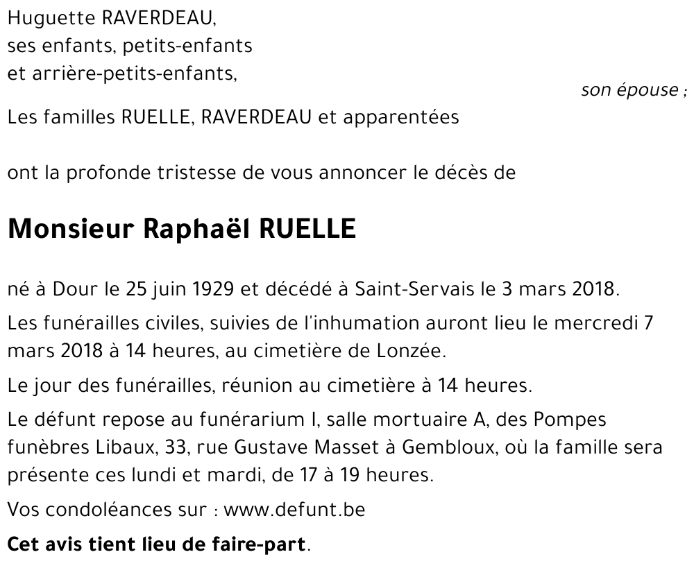 Raphaël RUELLE
