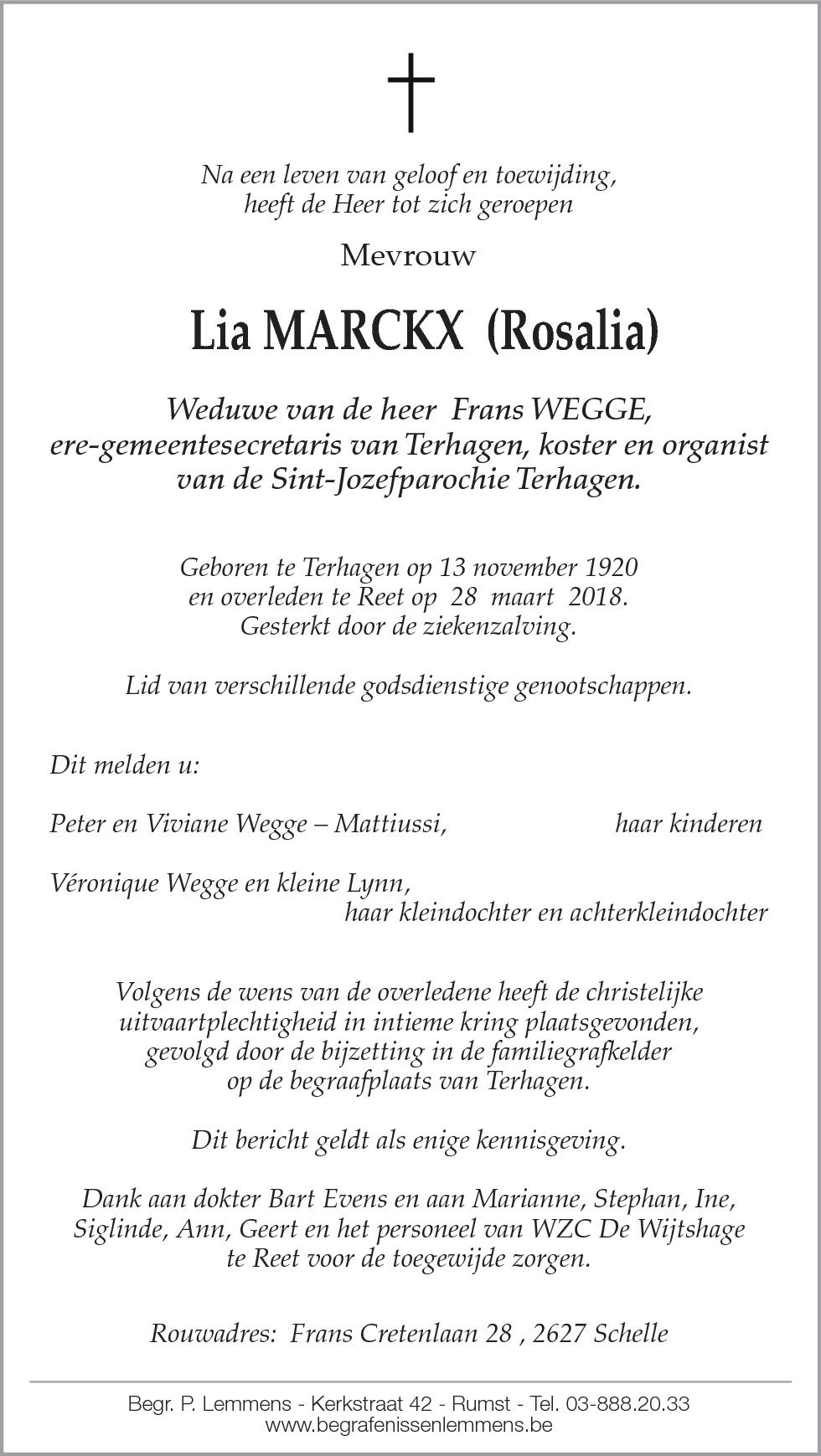 Rosalia Marckx